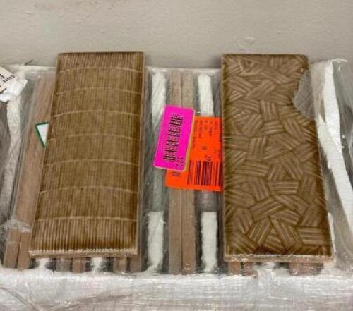 BOX OF DECORATIVE ACCENT TILE
