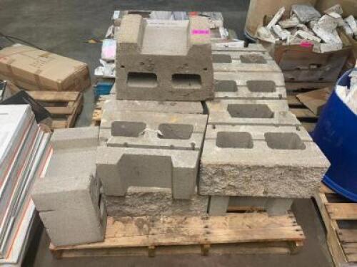 14 CT. PALLET OF FOUNDATION BLOCKS