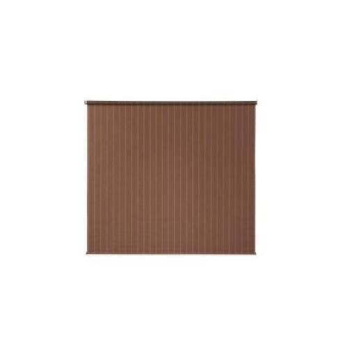 EXTERIOR CORDLESS ROLLER SHADE 72" X 72" BROWN