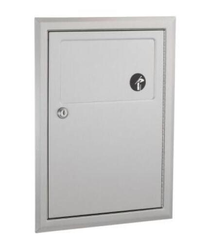 (2) - RECESSED SANITARY NAPKINS DISPOSAL