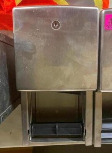 (3) - WALL MOUNTED TOILET PAPER DISPENSERS