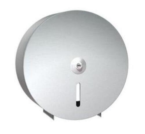 (2) - ASI STAINLESS STEEL 10" JUMBO ROLL TISSUE DISPENSER