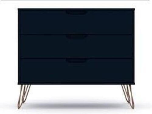 DESCRIPTION: (1) ROCKEFELLER DRESSER BRAND/MODEL: MANHATTAN COMFORT #103GMC4 INFORMATION: MIDNIGHT BLUE RETAIL$: $178.19 EA QTY: 1