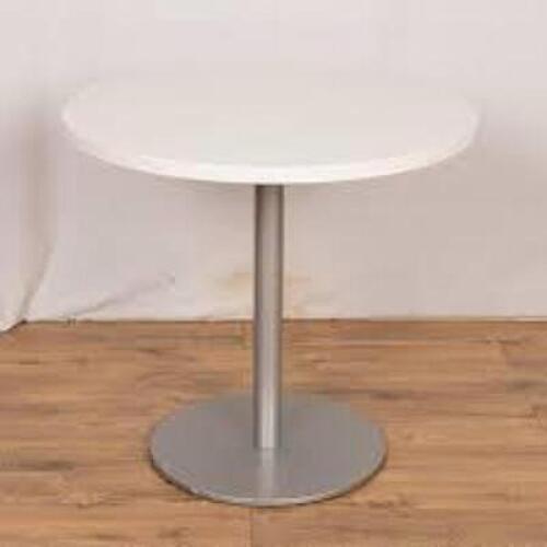 DESCRIPTION: (1) OFFICE TABLE BRAND/MODEL: KIMBALL OFFICE INFORMATION: WHITE, ROUND RETAIL$: $496.00 EA SIZE: 42X42X29 QTY: 1