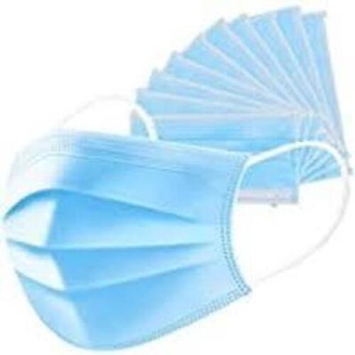 (5) PACKS OF (50) DISPOSABLE MASK