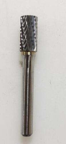 (4) SOLID CARBIDE DOUBLE CUT CYLINDER BURR