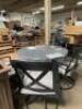 48" ROUND METAL PATIO DINING TABLE - 3