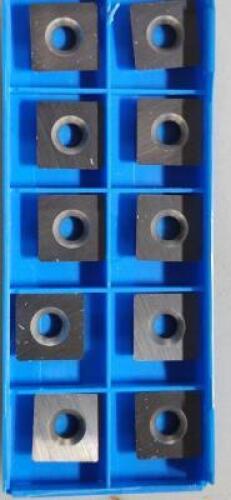 (10) CARBIDE CHAMFER MILL INSERTS