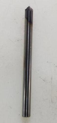 (10) SOLID CARBIDE DOUBLE CUT FLAT BURR