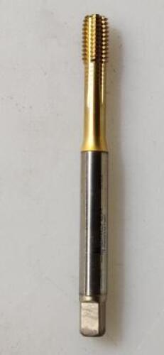 (2) POWDERED METAL COOLANT FED SEMI-BOTTOMING THREAD FORMING TAP