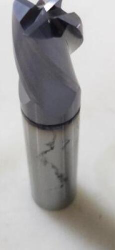 (2) SOLID CARBIDE CORNER RADIUS END MILL