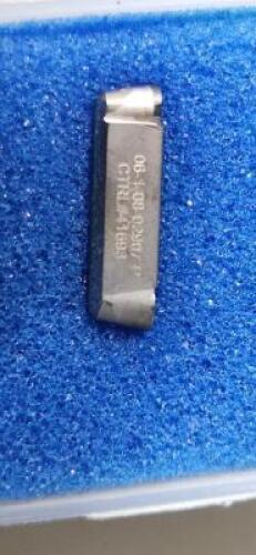 (10) SOLID CARBIDE GROOVING INSERTS