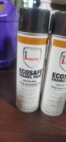 (6) ECO SAFE ENAMEL SPRAY PAINT
