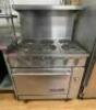 IMPERIAL 6 SEALED ELEMENT ELECTRIC RANGE W/ LOWER OVEN