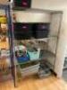 48" X 18" FOUR TIER WIRE SHELVING