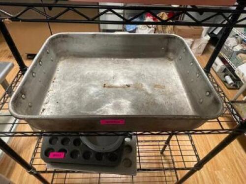 LARGE ALUMINUM ROASTING PAN