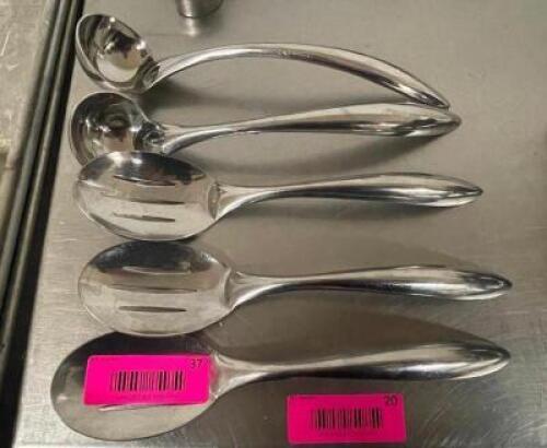 (5) PIECE STAINLESS CHAFFER SERVING SET