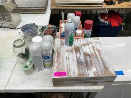 ASSORTED PAINTING SUPPLIES
