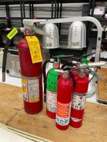 ASSORTED FIRE EXTINGUISHERS