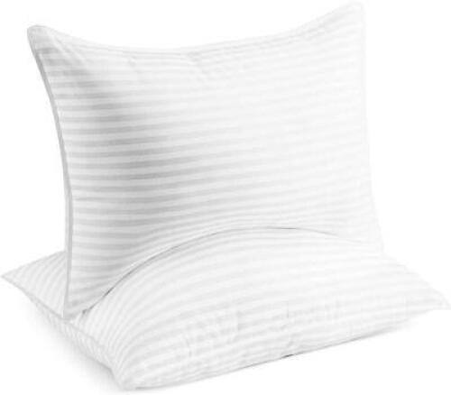 BECKHAM HOTEL COLLECTION BED PILLOWS FOR SLEEPING - QUEEN SIZE, SET OF 2