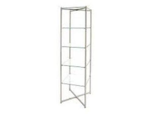 DESCRIPTION: (1) FOLDING GLASS TOWERS BRAND/MODEL: ECONOCO #FLT68CGLSN-A INFORMATION: GLASS/METAL RETAIL$: $313.74 EA SIZE: 68" QTY: 1