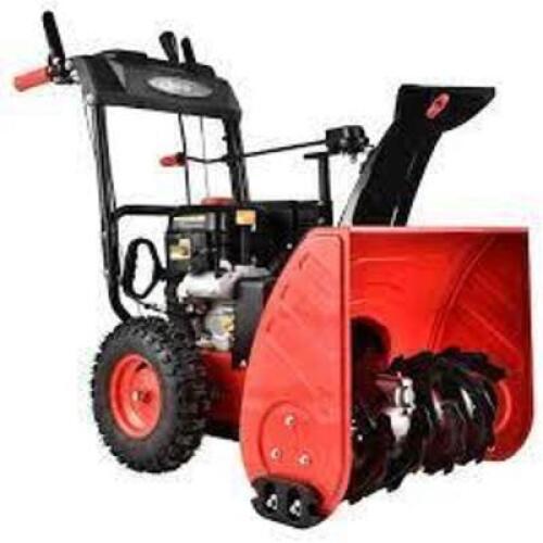 DESCRIPTION: (1) ELECTRIC START GAS SNOW BLOWER WITH LED LIGHT BRAND/MODEL: POWERSMART INFORMATION: RED RETAIL$: $799.00 EA SIZE: 24" QTY: 1