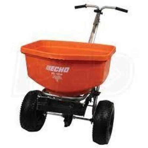 DESCRIPTION: (1) BROADCAST SALT SPREADER BRAND/MODEL: ECHO #RB-100W INFORMATION: ORANGE RETAIL$: $479.95 EA QTY: 1