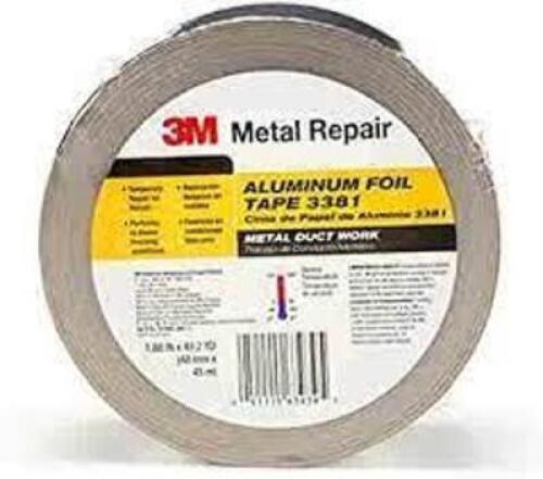 DESCRIPTION: (9) ROLLS OF FOIL TAPE BRAND/MODEL: 3M #29WR77 INFORMATION: ALUMINUM ACRYLIC RETAIL$: $33.20 EA SIZE: 2.5X50 QTY: 9