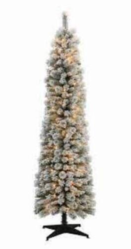 DESCRIPTION: (1) PRE-LIT COLORADO TREE BRAND/MODEL: HOLIDAY TIME INFORMATION: WARM WHITE CLEAR LED RETAIL$: $79.00 EA SIZE: 7' QTY: 1