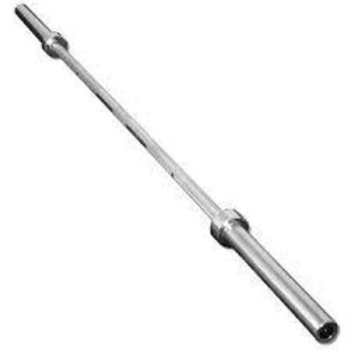 DESCRIPTION: (1) OLYMPIC BAR BRAND/MODEL: CAP BARBELL/OB-85 INFORMATION: STEEL ALLOY/KNURLED RETAIL$: 119.99 SIZE: 7'L [45 LBS] QTY: 1