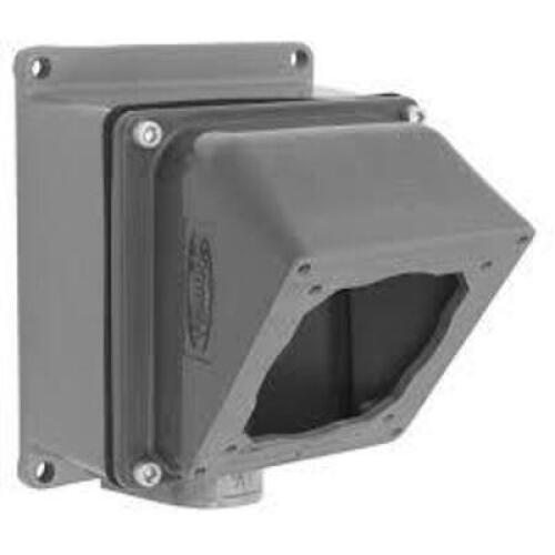 DESCRIPTION: (1) BACK BOX RECEPTACLE OR INLET ANGLE BOX BRAND/MODEL: HUBBELL #FW6010055 RETAIL$: $530.92 EA SIZE: 1-1/2" QTY: 1