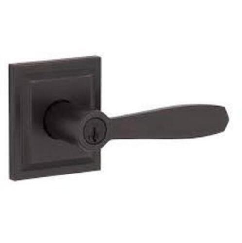 DESCRIPTION: (1) TORREY DOOR LEVER BRAND/MODEL: BALDWIN #93540-019 INFORMATION: VENETIAN BRONZE FINISH RETAIL$: $59.48 EA QTY: 1