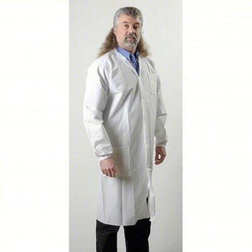 DESCRIPTION: (3) BOXES OF (10) DISPOSABLE LAB COAT BRAND/MODEL: CONDOR #6ZCJ9 INFORMATION: WHITE RETAIL$: $73.58 PER LAB COAT SIZE: XL QTY: 3