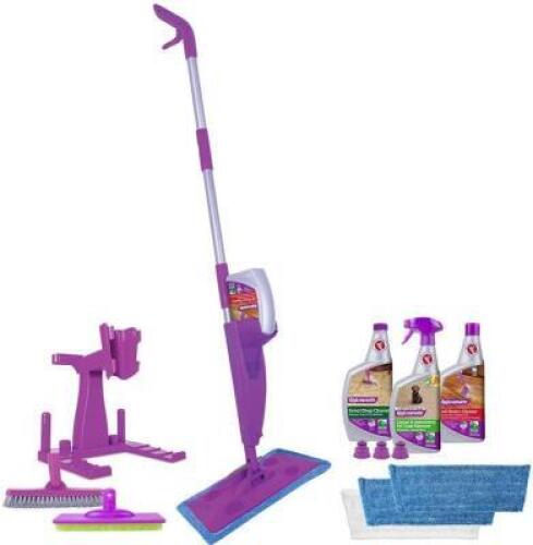 REJUVENATE CLICK N CLEAN MULTI-SURFACE SPRAY MOP SYSTEM COMPLETE BUNDLE