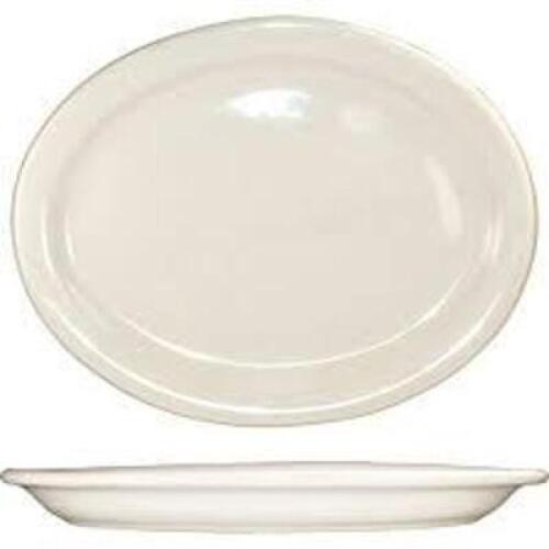 DESCRIPTION: (2) CASES OF (12) PLATTERS BRAND/MODEL: INTERNATIONAL TABLEWARE #VA-13 INFORMATION: CREAM RETAIL$: $63.13 EA SIZE: 11.5 QTY: 2