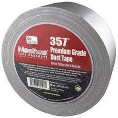 DESCRIPTION: (1) CASE OF (24) ROLLS OF ULTRA PREMIUM SILVER DUCT TAPE BRAND/MODEL: NASHUA TAPE #357 SILVER RETAIL$: $26.60 EA SIZE: 2"X60YD QTY: 1