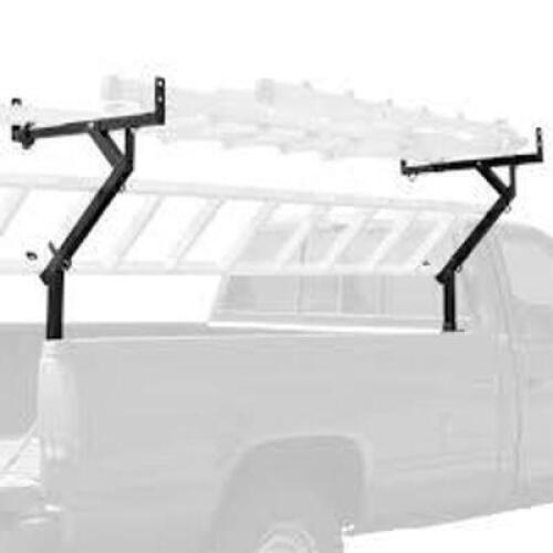 DESCRIPTION: (1) TRUCK LADDER RACK BRAND/MODEL: APEX #TLR-3-V2 INFORMATION: BLACK RETAIL$: 206.8 SIZE: HOLDS UP TO 3 LADDERS QTY: 1