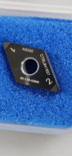 DESCRIPTION: (10) PVD COATED TURNING INSERTS BRAND/MODEL: NORTHAMERICAN TOOL DNGA432 80425MT RETAIL$: $111.84 PER INSERT QTY: 10