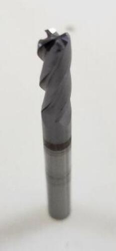 DESCRIPTION: (1) SOLID CARBIDE CORNER RADIUS SQ END MILL BRAND/MODEL: IMCO 39633 RETAIL$: 56.78 SIZE: 1/4" 3/4" LOC .030 RAD QTY: 1