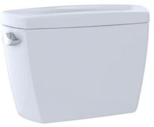 DESCRIPTION (1) TOTO DRAKE TOILET TANK & COVER BRAND/MODEL ST743S#01 ADDITIONAL INFORMATION COTTON WHITE/1.6 GPF/RETAILS AT $154.00 SIZE 21" X 9" X 18