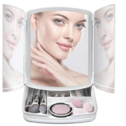 My Foldaway Lighted Makeup Mirror
