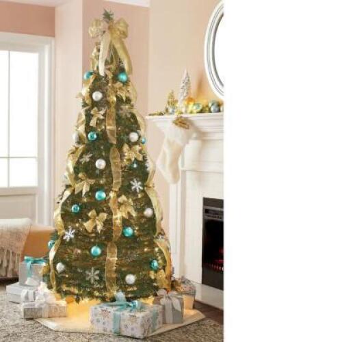 Poinsettia Pop-Up Tree