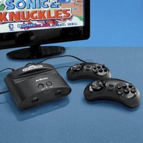 Classic Game Console by Sega Genesis & 2 Controllers