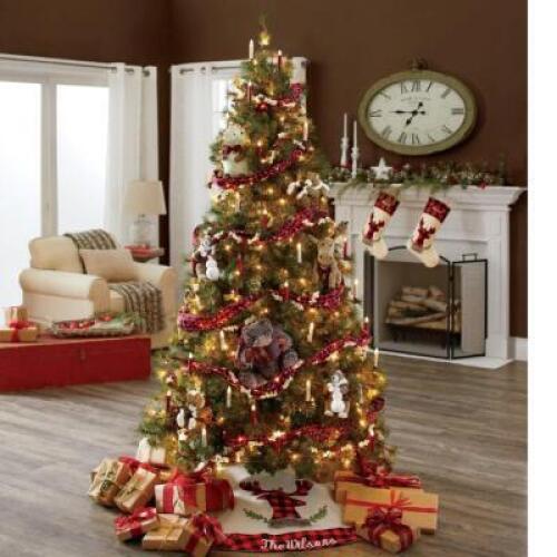 7 FT PreLit Woodland Tree