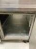 95" 3-DOOR STAINLESS STEEL PIZZA PREP TABLE WITH REFRIGERATED BASE - 3