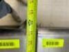 5' STAINLESS STEEL TABLE WITH GALVANIZED UNDERSHELF ON CASTERS - 3