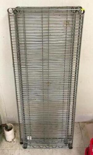(3) POST WIRE SHELVES