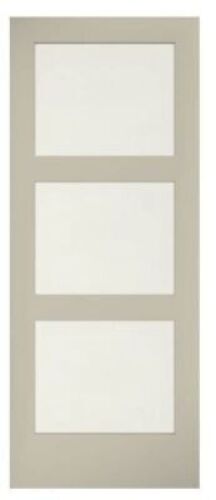 DESCRIPTION: (1) PRIMED 5 LITE SATIN ETCHED GLASS DOORBRAND/MODEL: EIGHT DOORSINFORMATION:&nbsp;WHITERETAIL$: $382.77 EASIZE: 32" X 84"QTY: 1