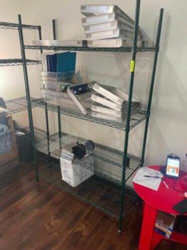 DESCRIPTION: 48" X 14" FOUR TIER WIRE SHELF ADDITIONAL INFORMATION CONTENTS NOT INCLUDED. SIZE 48" X 14" X 72" LOCATION: KITCHEN