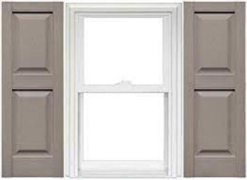 DESCRIPTION: (2) RAISED SHUTTER PANEL BRAND/MODEL: MID AMERICA INFORMATION: CLAY #008 RETAIL$: $87.17 TOTAL SIZE: 14-3/4" X 63" QTY: 2